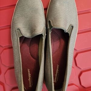 Grasshoppers Olive Slip-On Flats